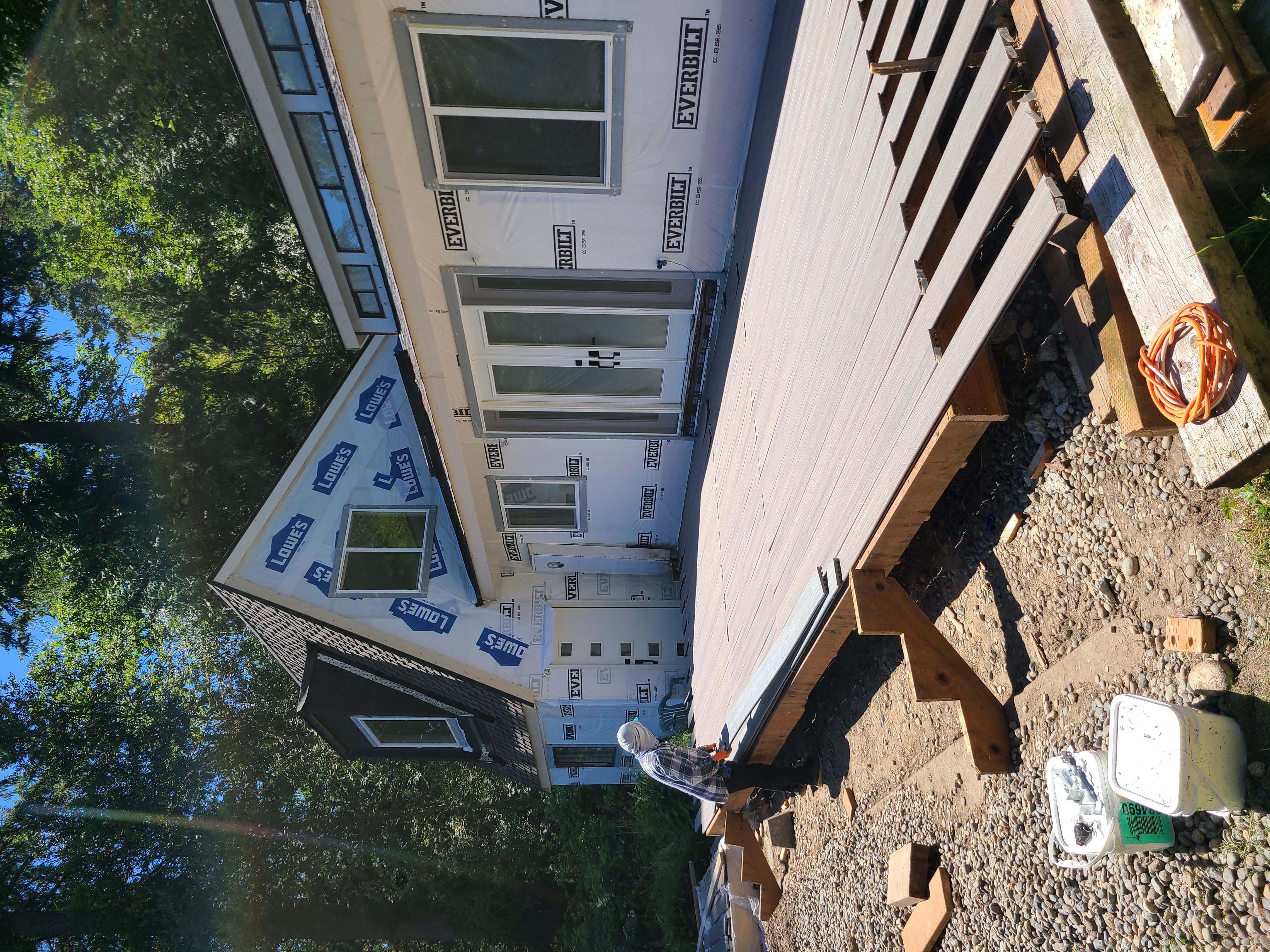 In Progress - Installing new deck